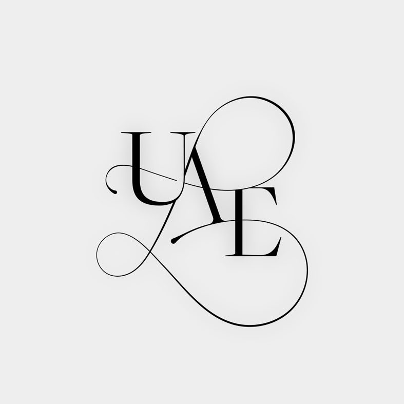 United Arab Emirates lettering typographic design by Main Division for Steve Madden Middle East