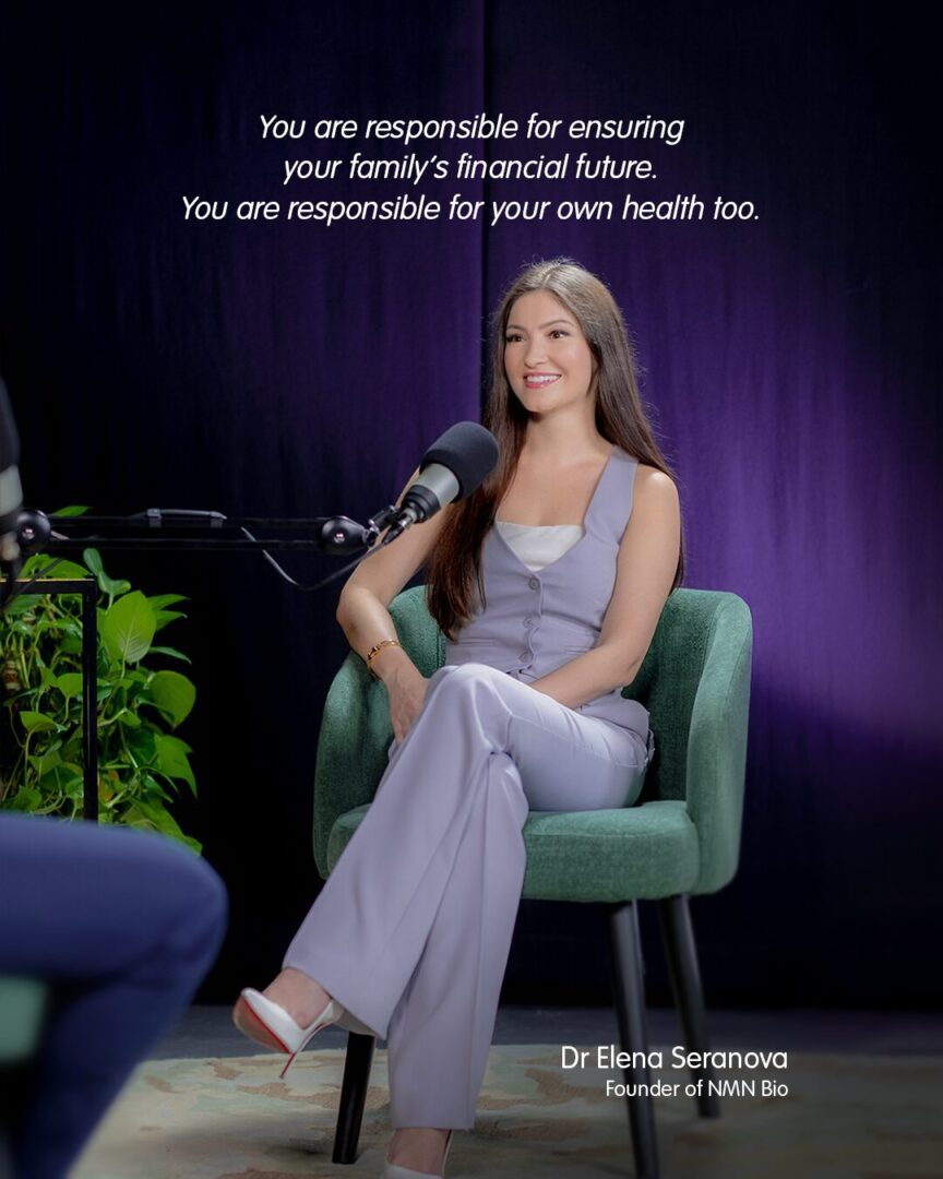 Creative social media content featuring a quote by elena seranova — production and creative direction by Main Division