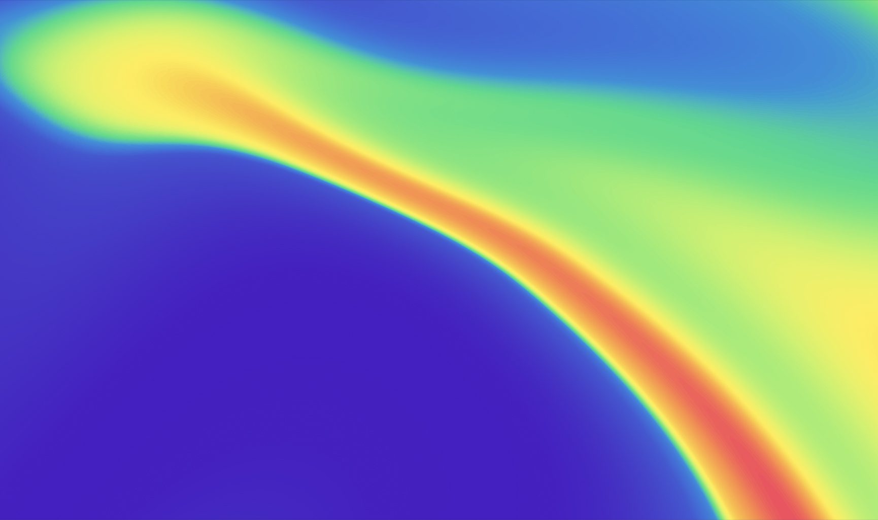 COLD Cooling Lab Division gradient map from thermal imagery as part of a Climate-smart program branding, design by Main Division