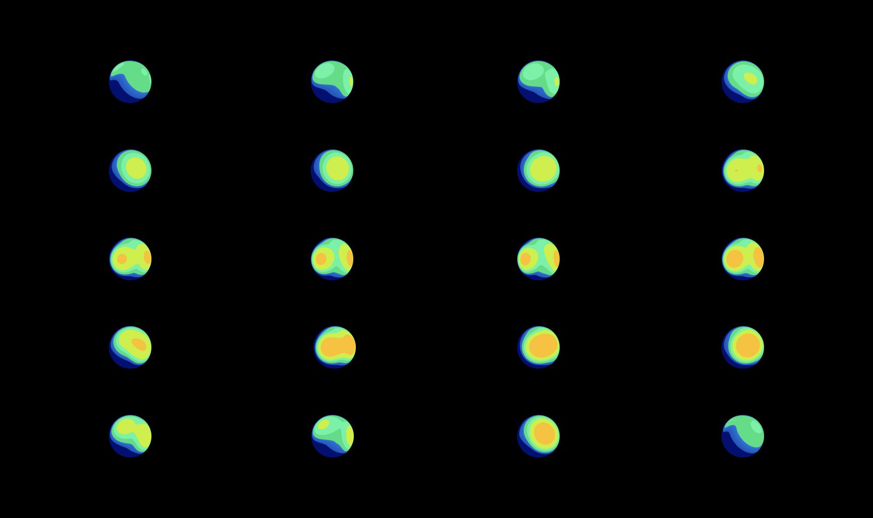 COLD Cooling Lab Division symbol as part of a Climate-smart program branding featuring the planet earth seen through thermal imagery, design by Main Division
