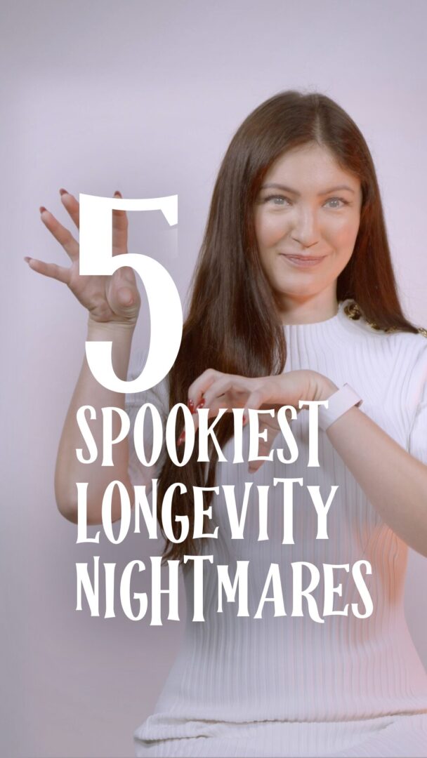 Creative social media Content for longevity Dr Elena Seranova Dr Elena — production and creative direction by Main Division