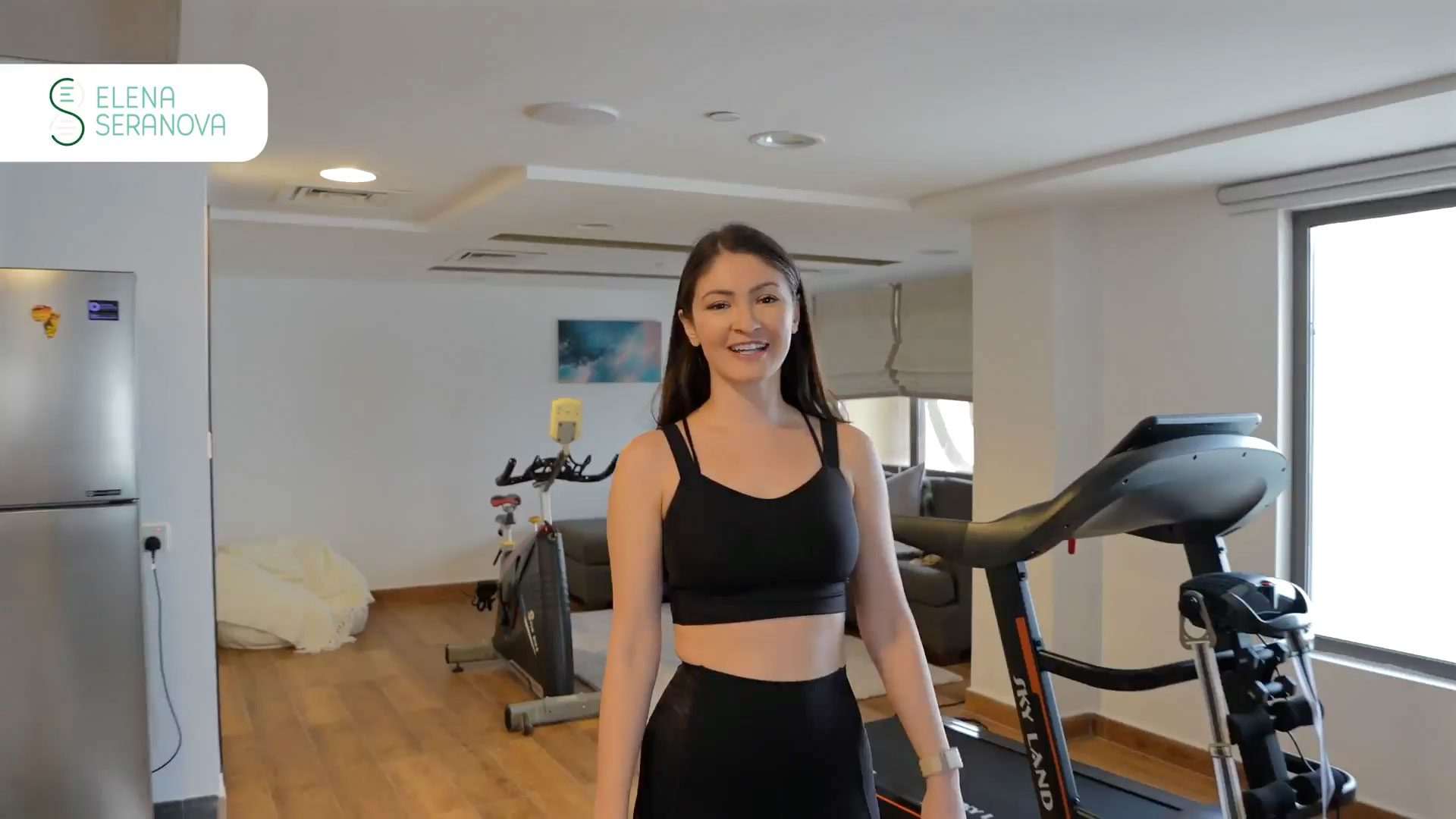 Elena seranova in her morning routine video — Creative content and creative direction by Main Division