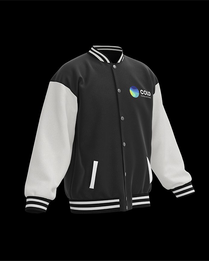 Branded jacket for COLD Cooling Lab Division by Main Division