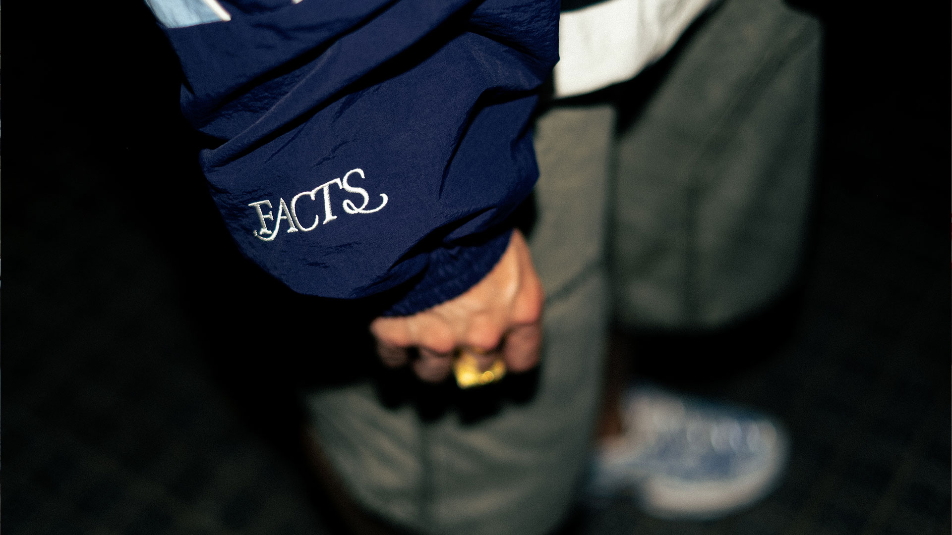 Jacket logo Photography from Facts Caribbean Supreme collection, social media creative, campaign photoshoot and video campaign launch for Facts by main division Dubai